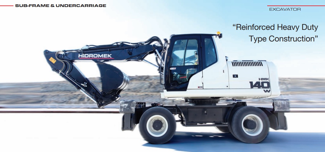 WHEEL EXCAVATOR HMK140W